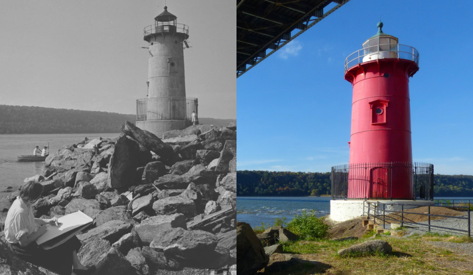In 1880, a little red lighthouse was built to guide ships along the Hudson River; 146 years later, Manhattan’s only surviving lighthouse is receiving a ‘once in a generation’ $13 million restoration