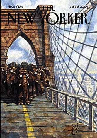 The New Yorker: Der Elefantenmarsch über die Brooklyn Bridge
