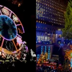 Kerstverlichting in NYC en een voorproefje van de kerstboom bij het Rockefeller Center