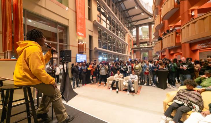 Just a quick train ride from NYC, North America’s largest poetry festival returns to Newark with punk royalty, open mics, and free events