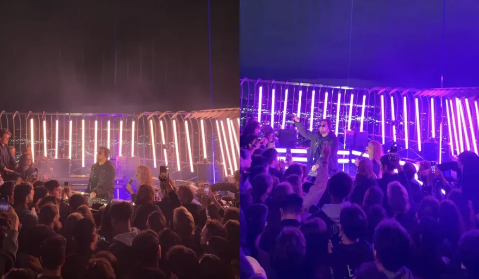 Alesso live set at the Empire State Building in New York