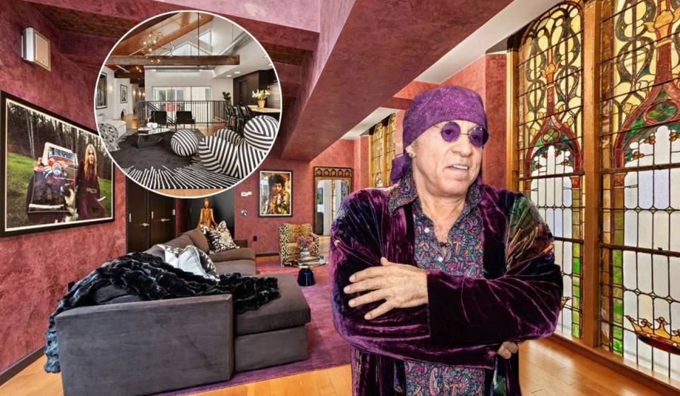In the 1860s, it was the Washington Square Methodist Church; now the $19 million Greenwich Village penthouse owned by ‘Sopranos’ star Stevie Van Zandt is on the market with 20-foot vaulted ceilings &amp; stained glass