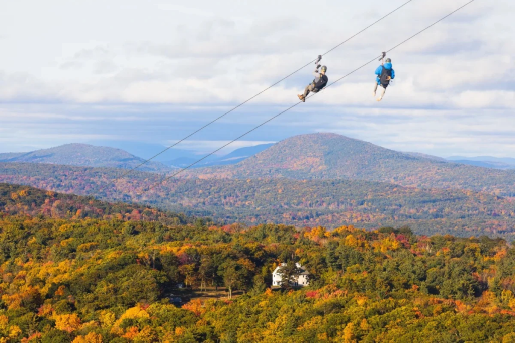 Upstate NY's best kept secret lets you fly 55 mph over peak fall ...