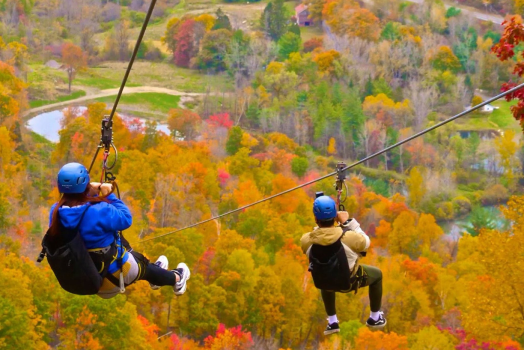 Upstate NY's best kept secret lets you fly 55 mph over peak fall ...