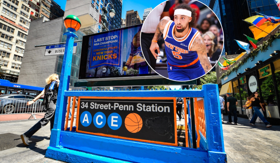 Jose Alvarado is making NYC subway announcements ahead of the Knicks’ home opener tomorrow