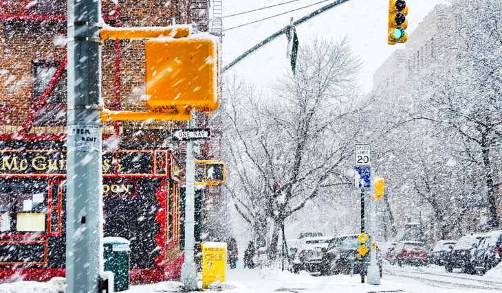 Hier erfährst du, wann New York City die ersten Schneeflocken der Saison erwarten könnte