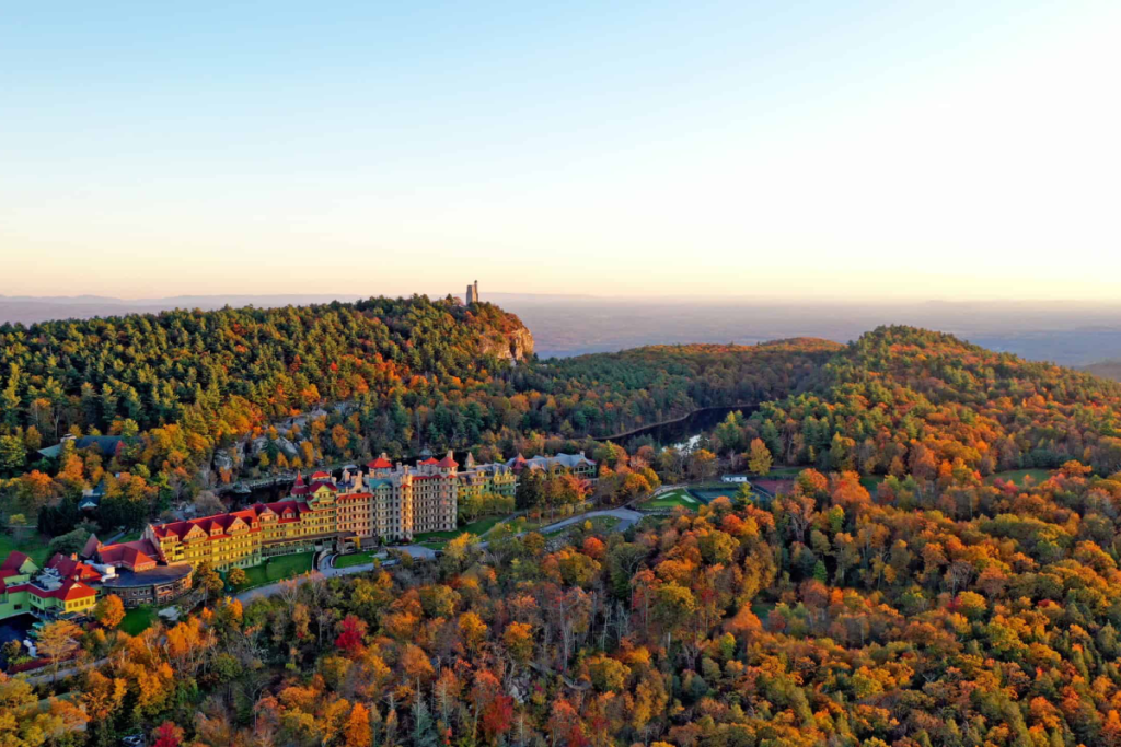 This 19th-century Victorian castle is just 90 miles from NYC — with breathtaking fall foliage, mountain views & a world-class spa