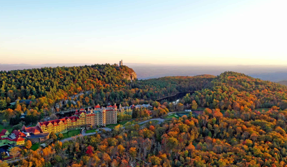 This 19th-century Victorian castle is just 90 miles from NYC — with breathtaking fall foliage, mountain views & a world-class spa