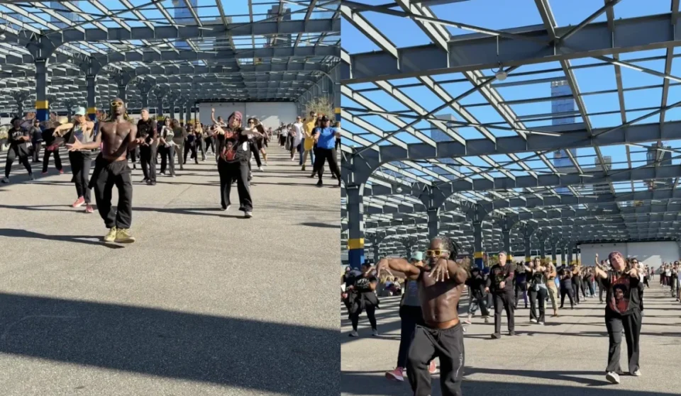 NYC Halloween Parade Thriller dance rehearsal