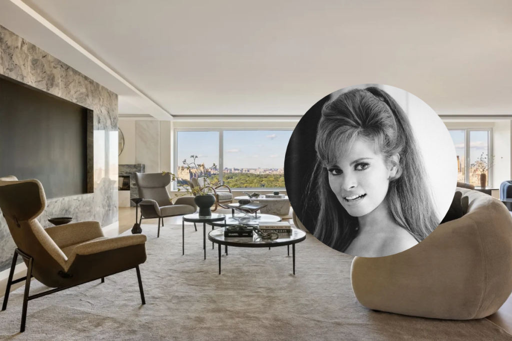 Today Scale In the 1980s, screen siren Raquel Welch owned a Central Park South 'sky ...