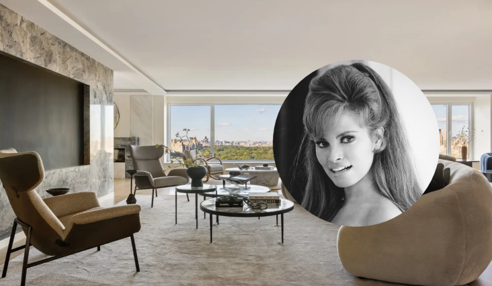 In the 1980s, screen siren Raquel Welch owned a Central Park South ‘sky palace’; today, the newly combined 5,500-square-foot estate is listed for $25 million