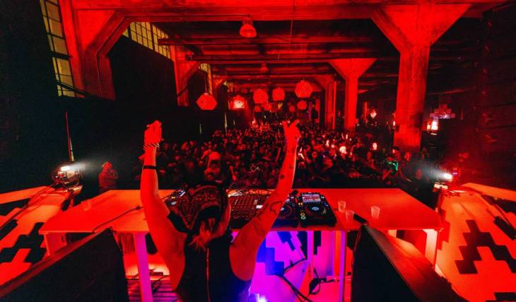 A giant Halloween rave is hitting Industry City in NYC this weekend – complete with multiple stages, dazzling light shows, and a stacked lineup of DJs