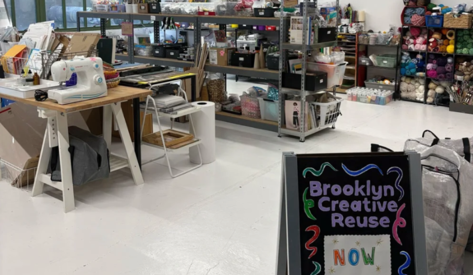 Brooklyn Creative Reuse in Industry City sells secondhand art supplies for as little as $3 a pound — and a three-hour volunteer shift earns you a free bag to take home