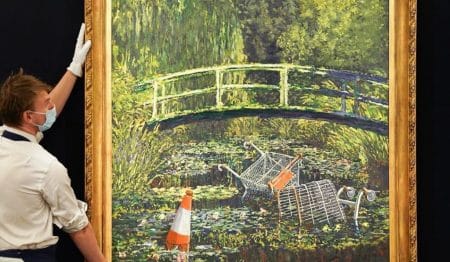 Banksy’s ‘Show Me The Monet’ Painting Is On Sale Next Month, And It May Rake In A Whopping £5 Million