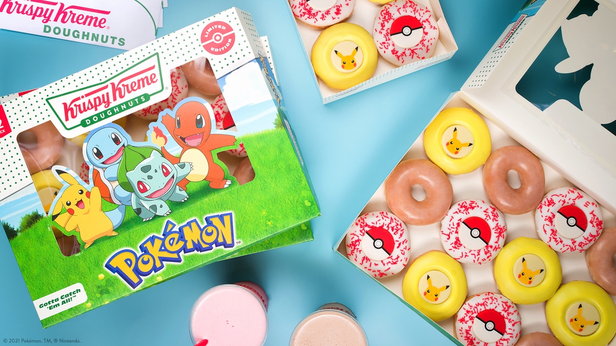 Krispy Kreme Will Help You Catch 'Em All With Their Pokemon Doughnuts