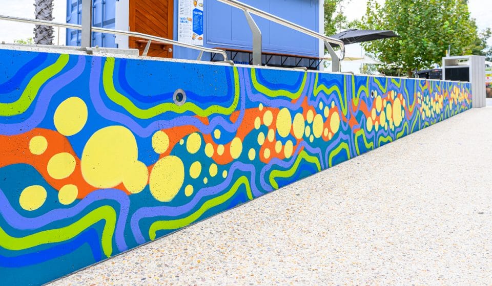 A Vibrant 50 Metre Mural Has Popped Up At Cockburn Gateway’s Piazza