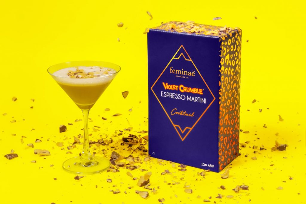 Violet Crumble Espresso Martinis Now Come In 2L Casks And You Can Get One Delivered To Your Door