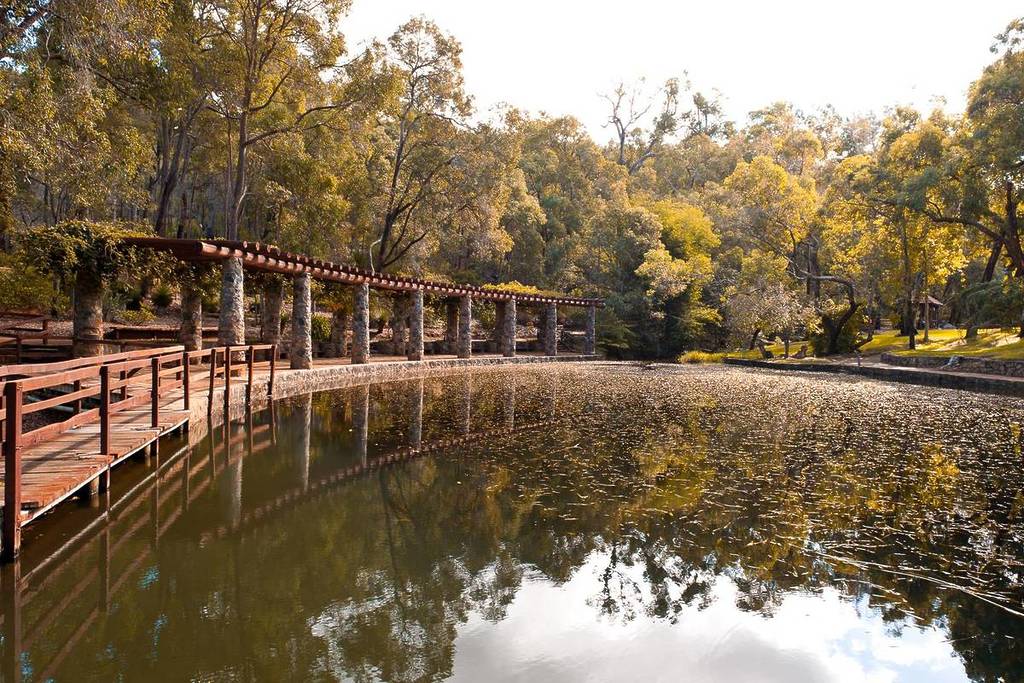 Araluen Botanic Gardens, a beautiful park near in Roleystone, near Armadale in Western Australia