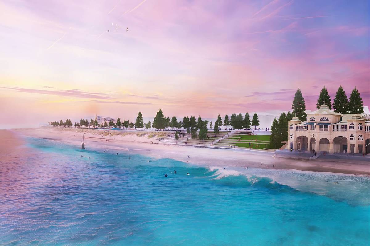 One of Perth’s biggest beach destinations is turning its main carpark into a $15 million public space