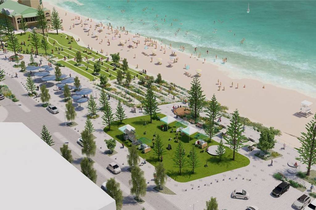 Cottesloe Beach Plaza revamp render
