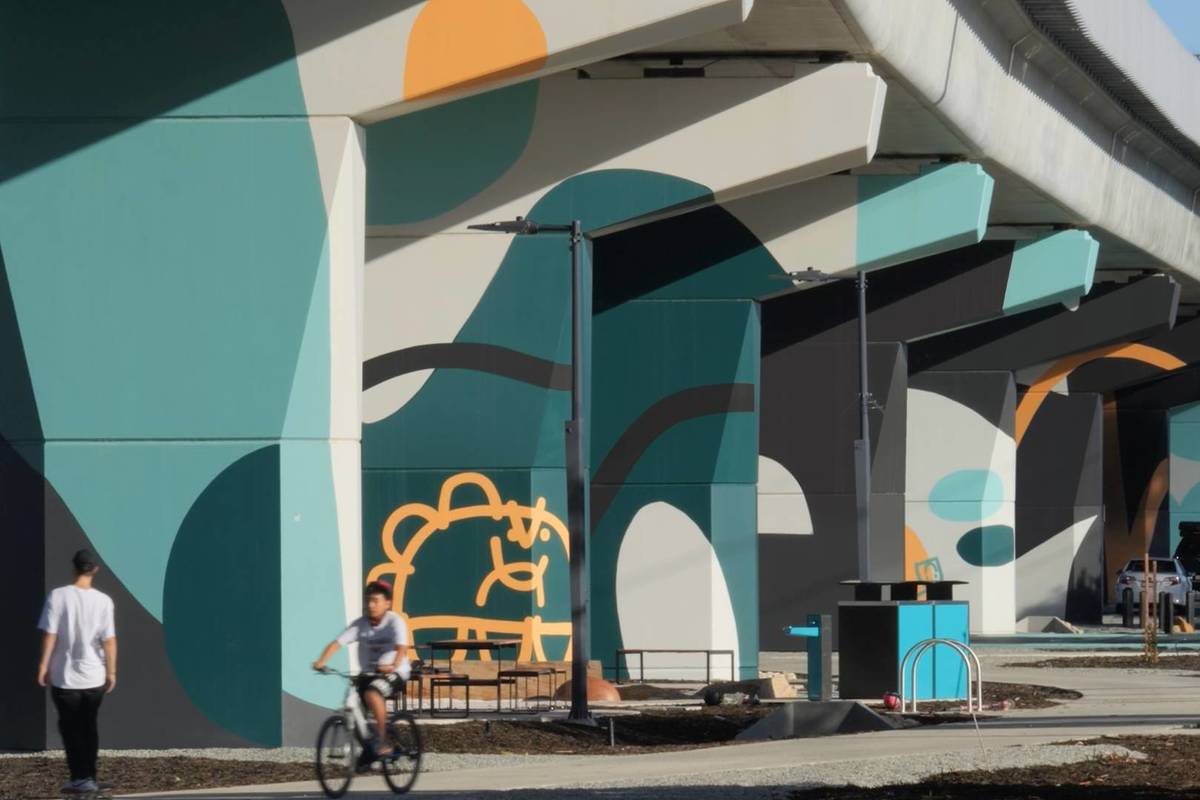 The largest public artwork in the Southern Hemisphere is not in a gallery – it is a 7km trail beneath the Armadale train line