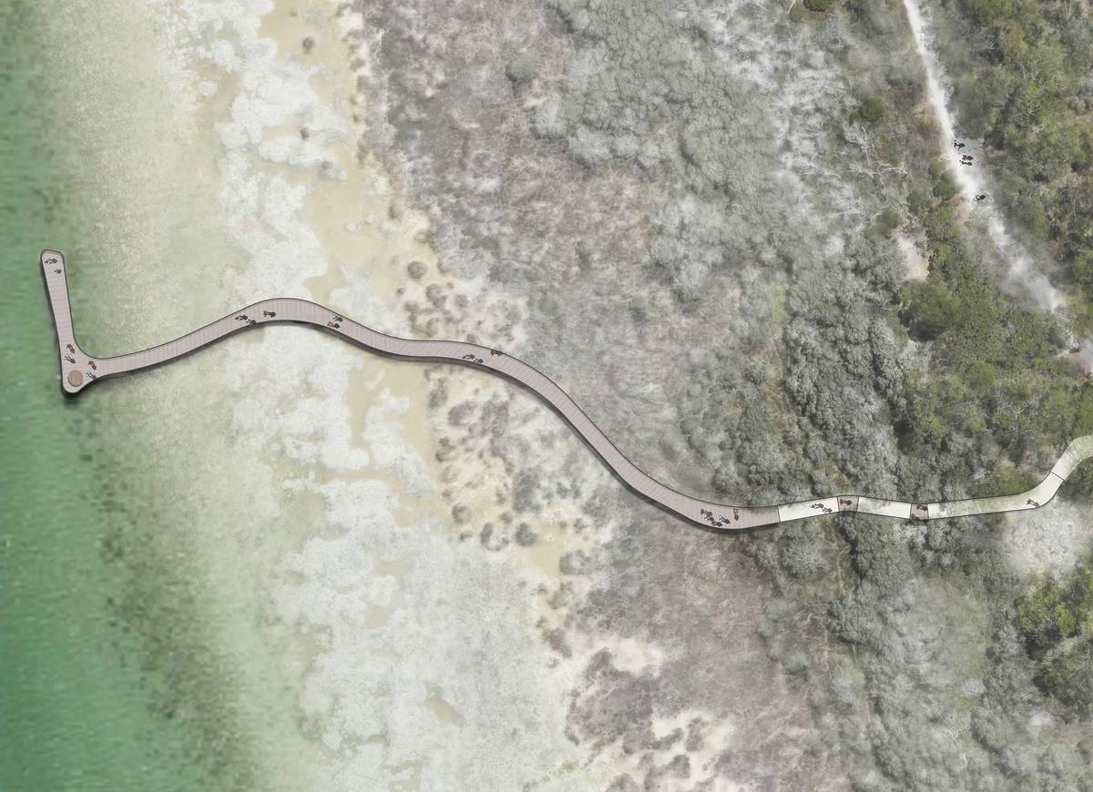 The largest thrombolite reef in the Southern Hemisphere will soon feature a brand-new $3.4 million timber boardwalk