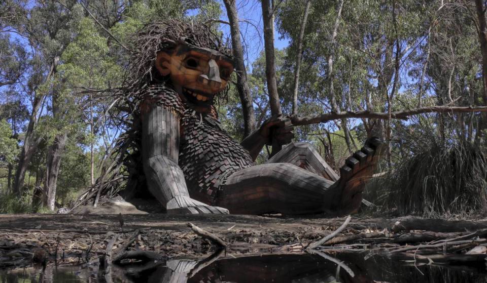 There are 6 giants scattered across 40 km near Perth– but you have to decode symbols to find the final secret location