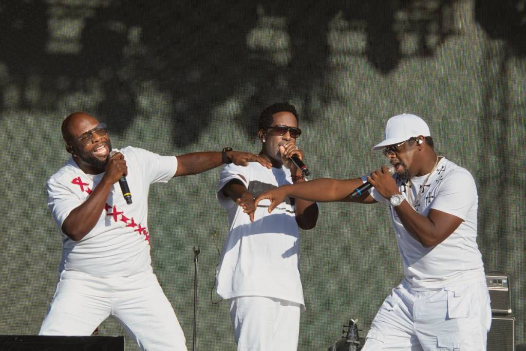 Boyz II Men at a concert in New York