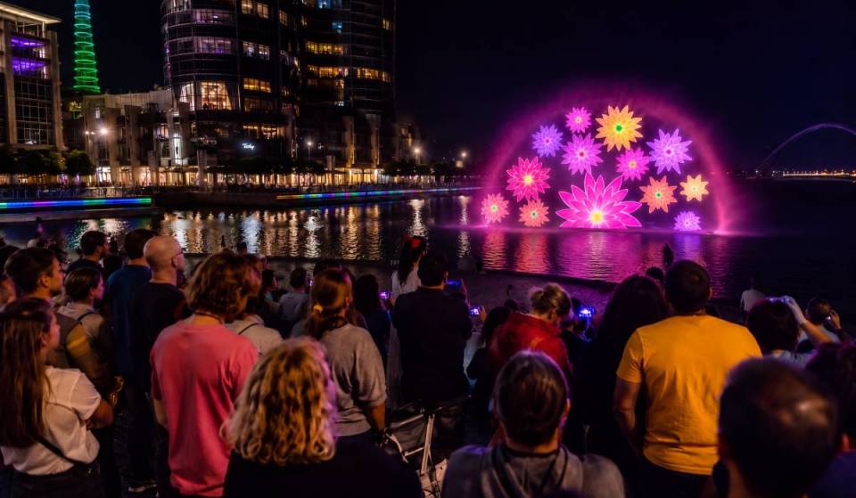 Free 20-minute water spectacle hits the Swan River- with towering projections, roving puppets, and live Noongar dance