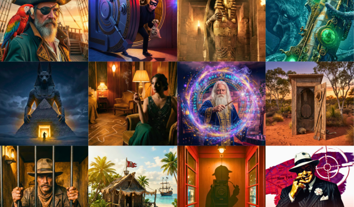 This award-winning escape room destination is packed with pirate ships, magic, heists and wild adventures