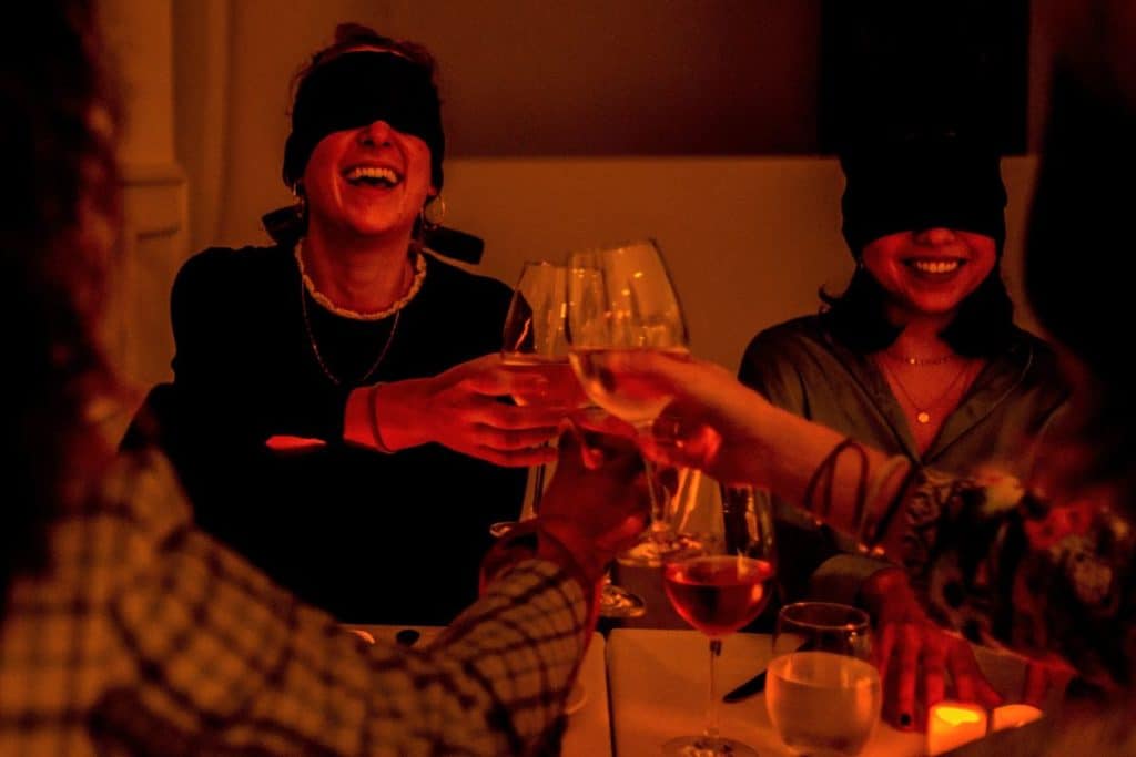 Dining in the Dark; things to do in April