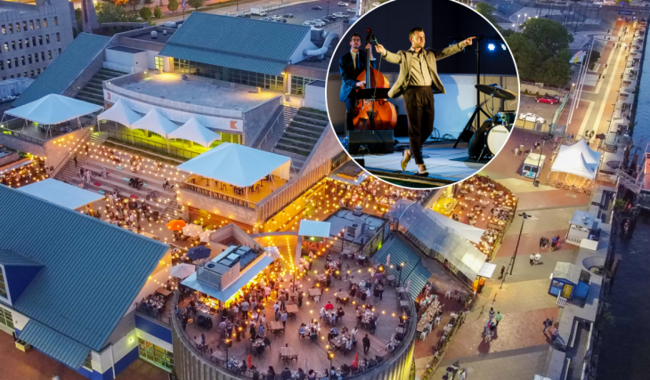 Philadelphia’s largest outdoor restaurant is transforming its massive 25,000-square-foot waterfront space into a charming Frank Sinatra tribute concert