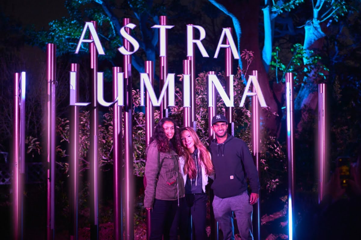 People enjoy the Astra Lumina experience