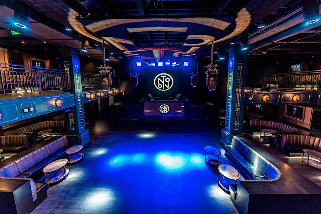 after party scene at club NOTO in Philadelphia