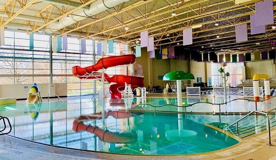 This Under-The-Radar  Indoor Pool In Plymouth Meeting Is Basically A Water Park In Disguise