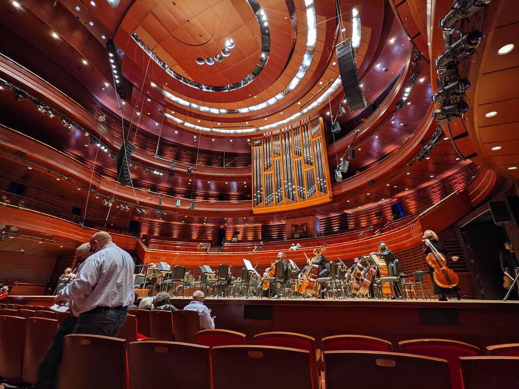 Interior of Marian Anderson Hall at the Kimmel Center in Philadelphia