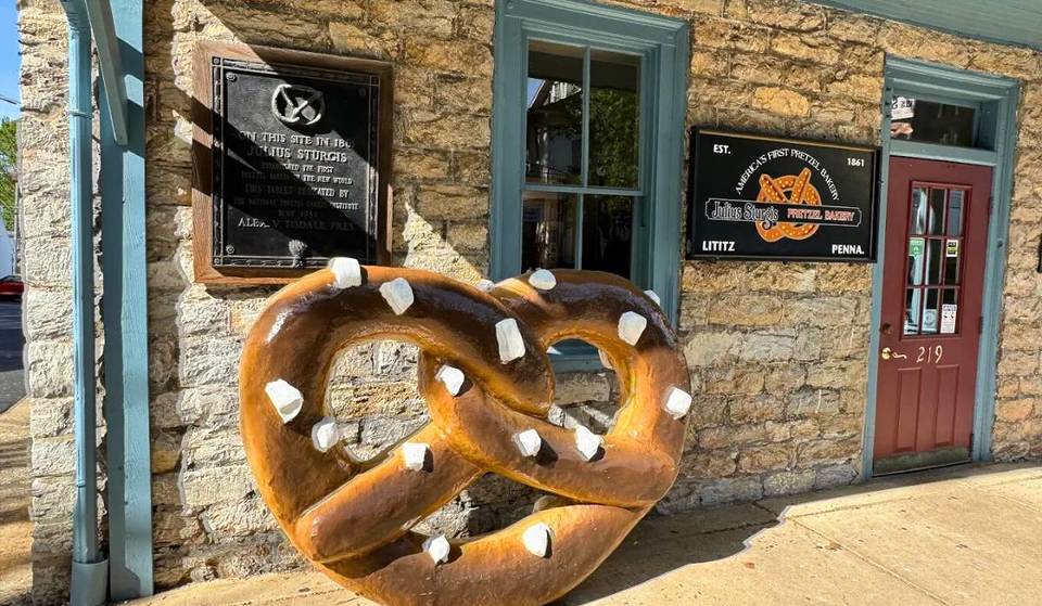 Discover America’s First Pretzel Bakery Just 90 Minutes from Philly in This Charming Small Town