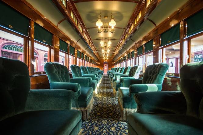 interior train car