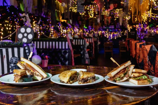 Halloween pop-up food items