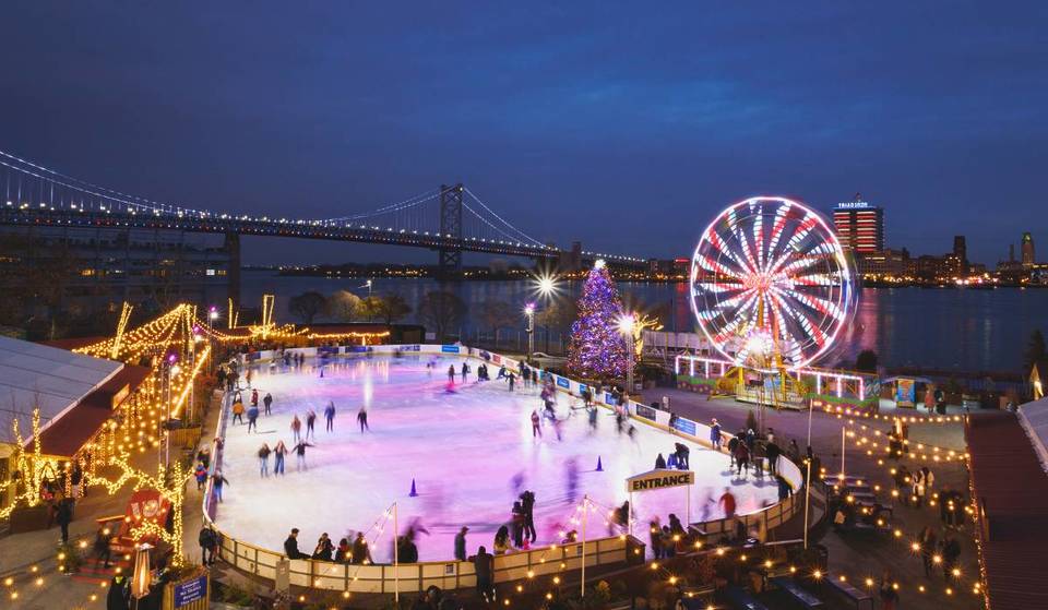 Holiday Ice Skating Returns to the Delaware River Waterfront — Plus a Hidden Holiday Art Show You Can’t Miss