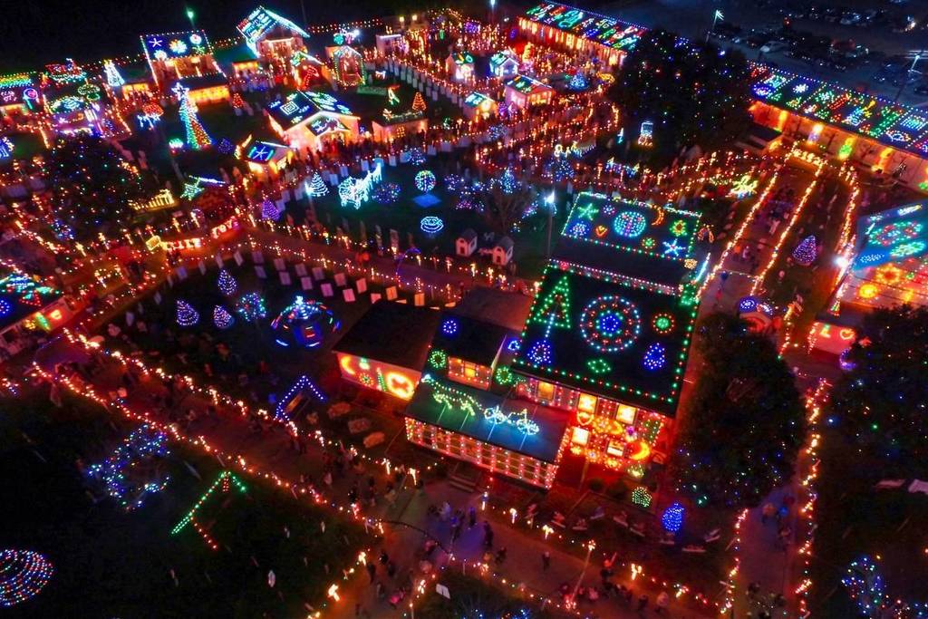 Koziar's Christmas Village in December