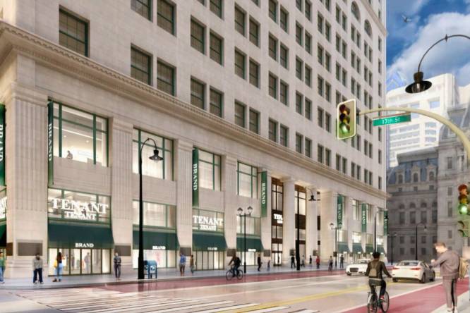Wanamaker Building rendering