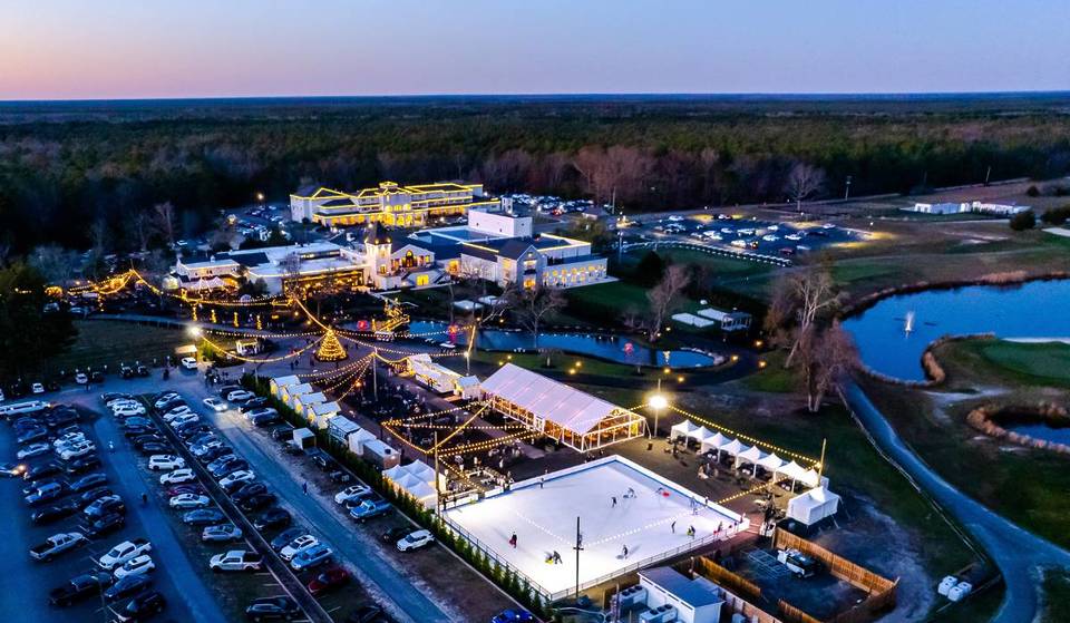 This Enchanted Holiday Village Only One Hour From Philly Feels Straight Out Of A Hallmark Movie—With Ice Skating, Santa Visits, Igloos, and Sparkling Holiday Magic