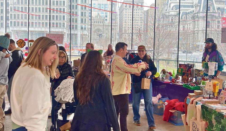 Vintage Finds, Sweet Treats & Dating Advice Come Together At Philly’s Make Love Market — A Valentine’s Day Adventure In Love Park