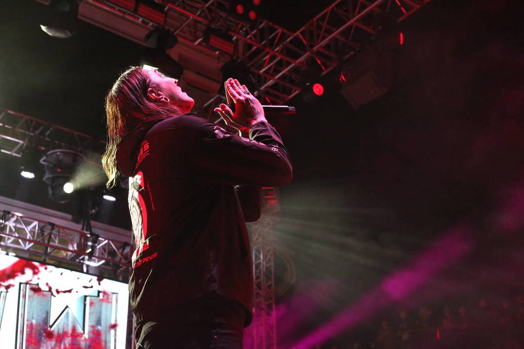 Chris Motionless of Motionless in White on Shiprocked 2026 Music Cruise