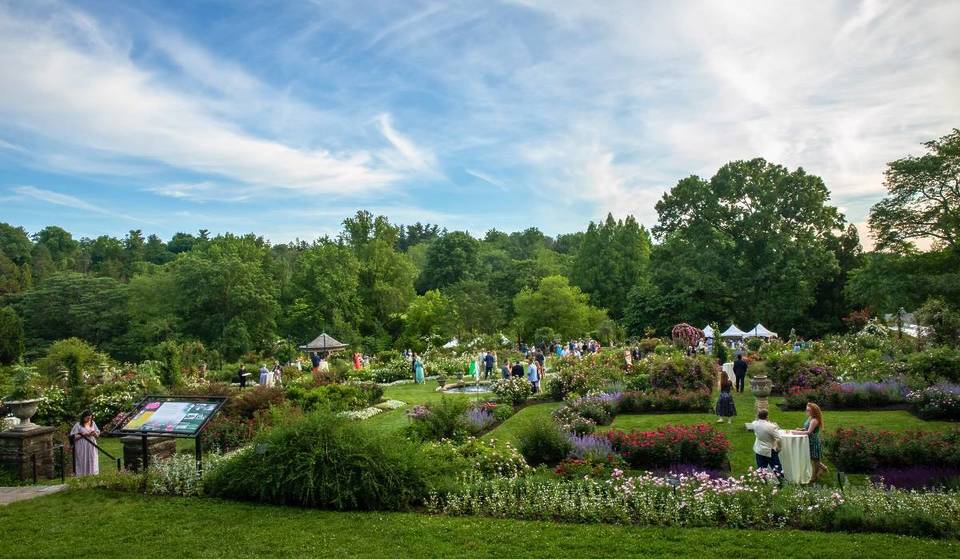 This 170-Acre Garden In Philadelphia Is Hosting Its Iconic Moonlight &amp; Roses Gala—With Late-Night Access, Dancing, &amp; VIP Experiences