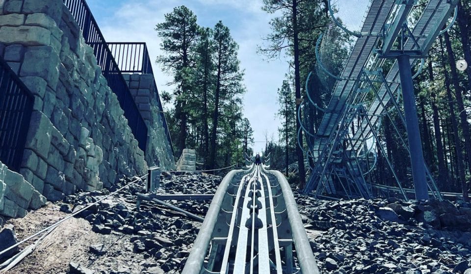 Arizona’s First Mountain Roller Coaster Opens In Williams