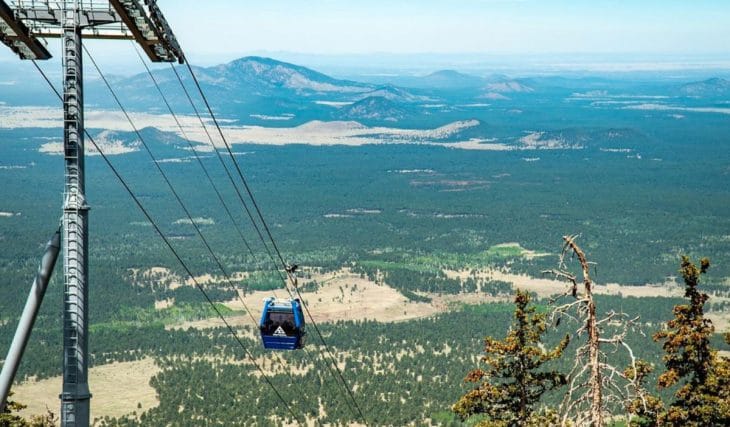 The Arizona Snowbowl Has Reopened And Is Offering Scenic Gondola Rides