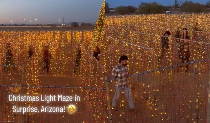 There’s A Holiday-Themed Light Maze In Surprise, Arizona