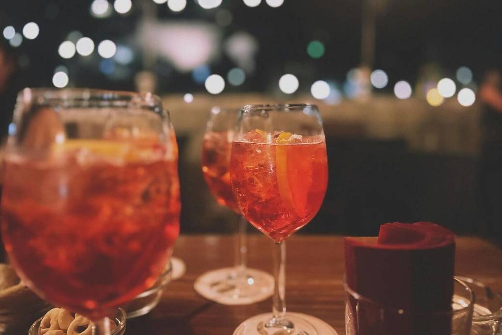 copas por la noche